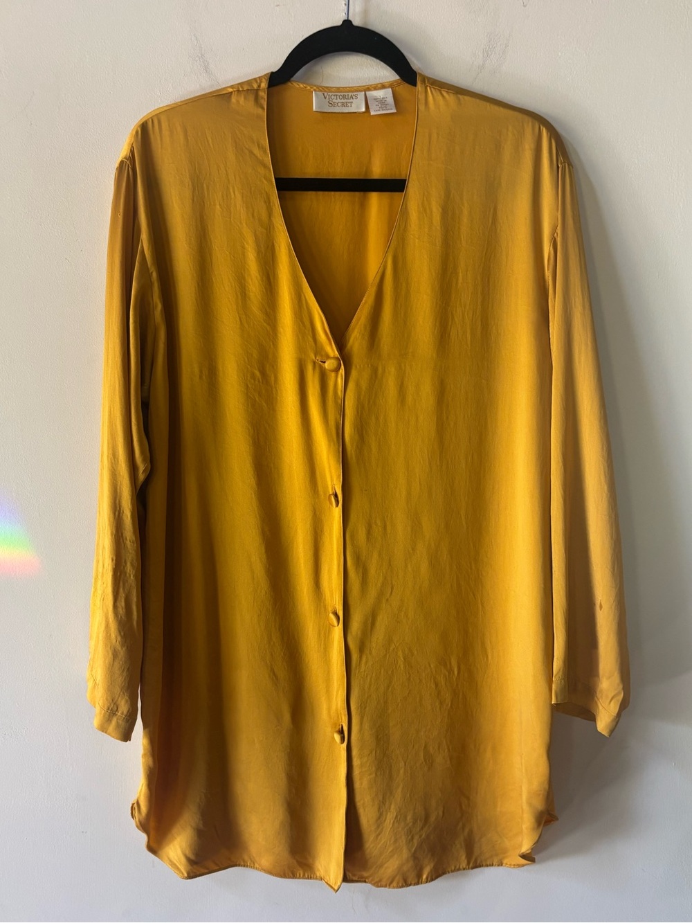 Vintage Victorias Secret Silk Sleep Shirt